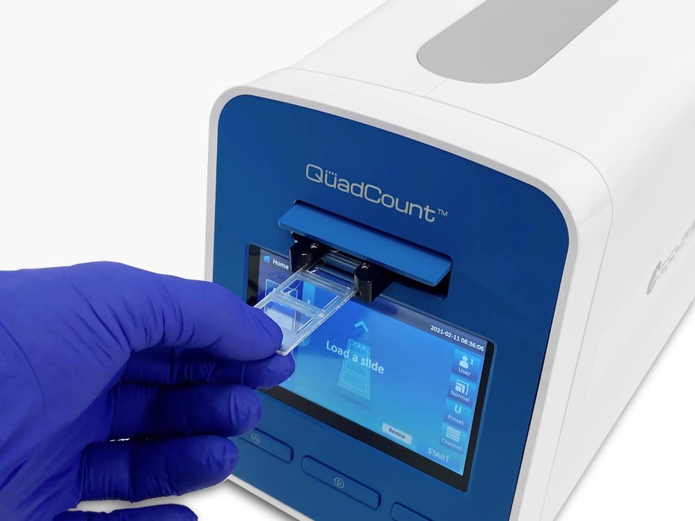 QuadCount™ Automated Cell Counter - Accuris Instruments